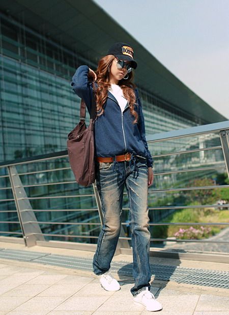 韩国美模H.K. 9月最新搭配街拍